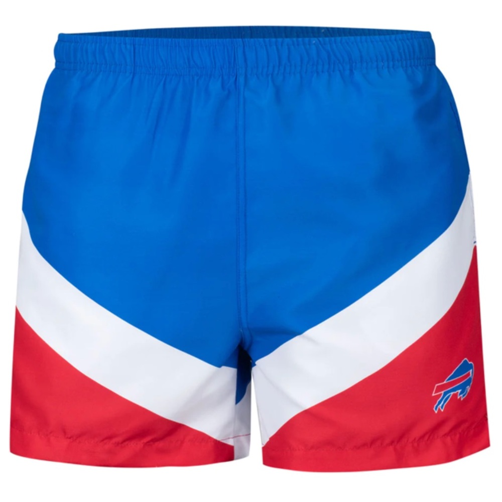 FOCO Buffalo Bills Colorblock Swim Trunks